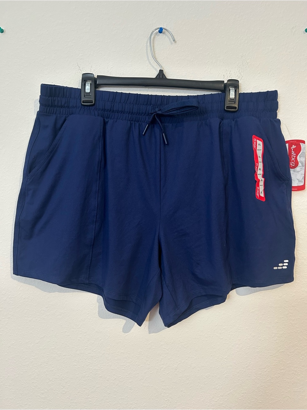 bcg Navy Athletic Shorts with Drawstring